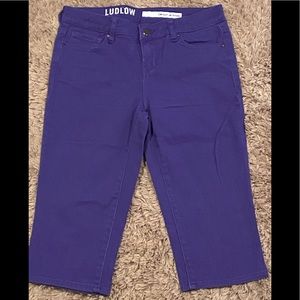 NWOT DKNY Purple Bermuda Shorts Size 4